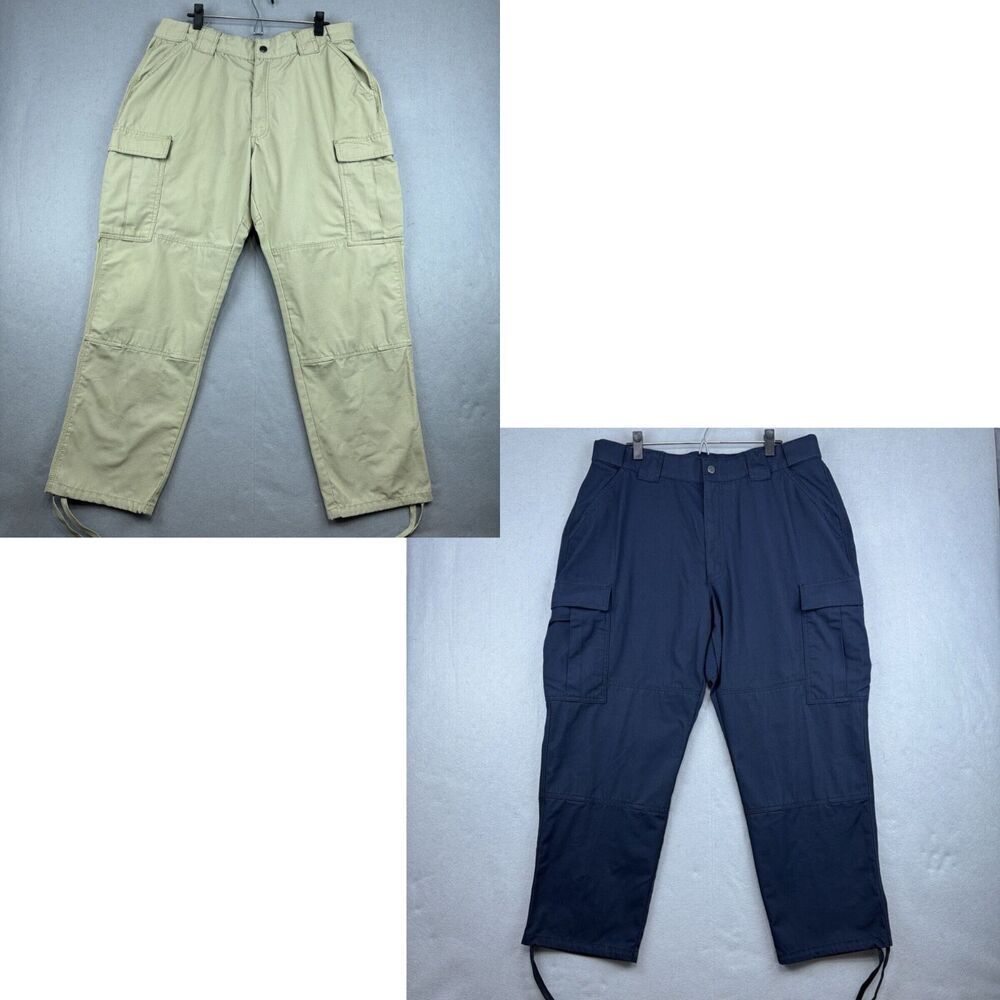 Lot of 2 Pair 5.11 Tactical Pants Men's XL 39.5"-43" Waist TDU Ripstop Cargo